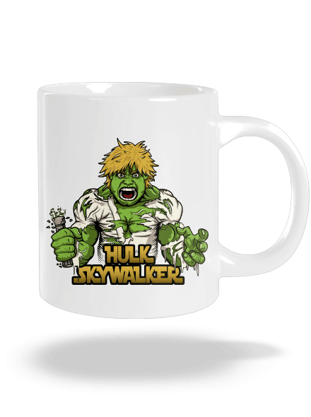 Hulk Skywalker veľký hrnček White
