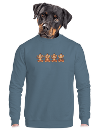 unisex mikina bez kapucne