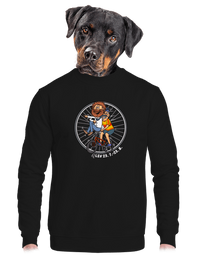 unisex mikina bez kapucne