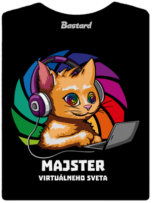 Majster virtuálneho sveta dámske tričko Black