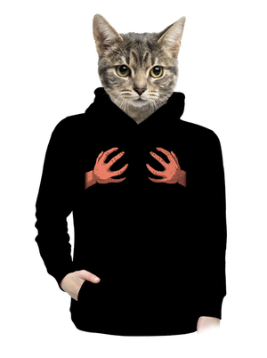 dámska mikina klokanka