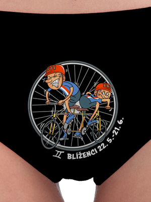 Cyklistický horoskop: Blíženci dámske nohavičky Black