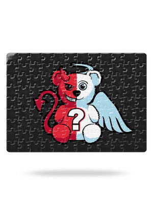 Anjel vs. diabol puzzle White