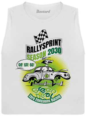 Rallysprint 2030 dámske tielko voľné White