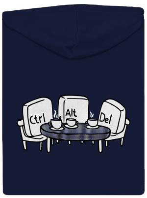 Nerozluční kamaráti pánska mikina na zips Navy