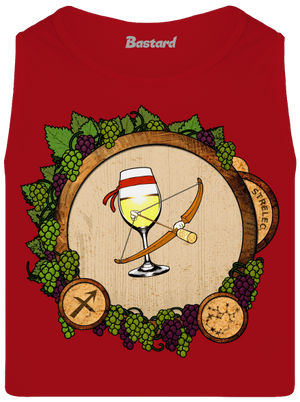 Vínny horoskop: Strelec pánske tielko Red