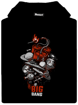 Big Bang detská mikina klokanka Black