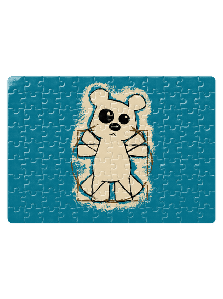 Da Vinci Teddy puzzle White