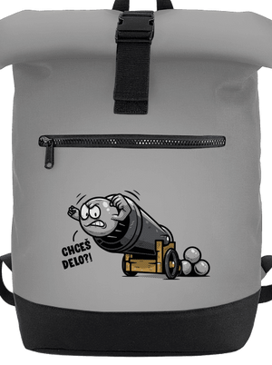 Chceš delo? batoh Grey Marl