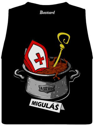 Miguláš dámske tielko voľné Black