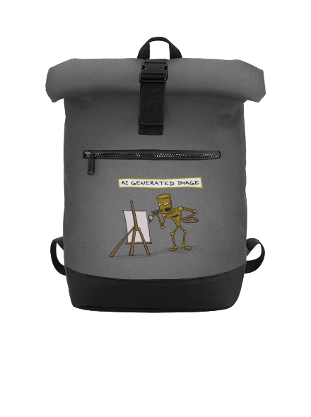 AI generated image batoh Grey Marl