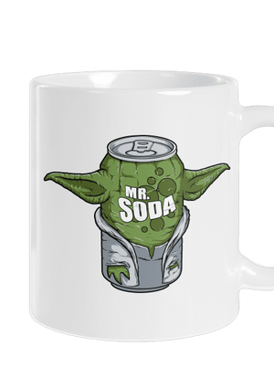 Mr. Sóda klasický hrnček White