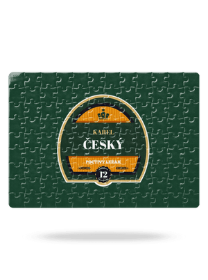 Pivná etiketa puzzle White