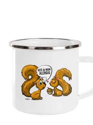 Alergická veverička plecháčik White