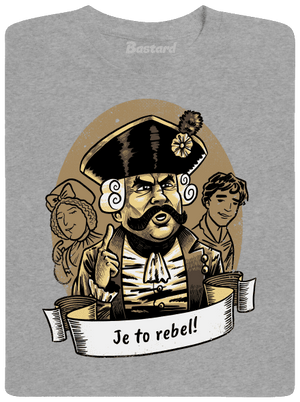 B14: S čerty nejsou žerty pánske tričko Sport Grey