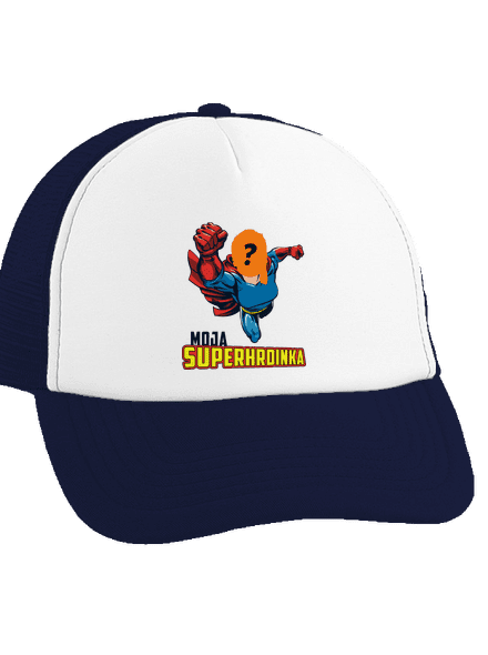 Moja superhrdinka šiltovka truckerka French Navy cap
