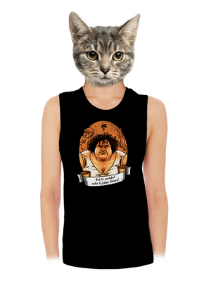 B14: Slunce seno jahody dámske tielko voľné Black