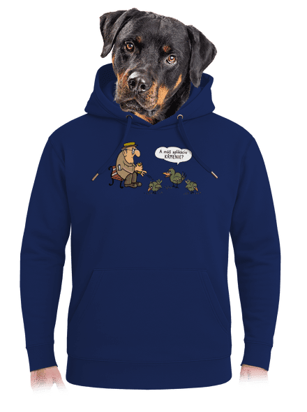 Aplikácia Kŕmenie unisex mikina premium Navy