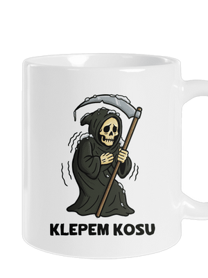 Klepem kosu klasický hrnček White