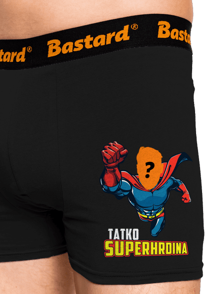 Tatko superhrdina boxerky Black
