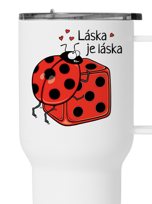 Láska je láska termohrnček White