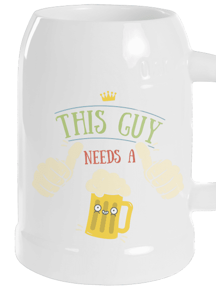 This guy needs a beer polliter White