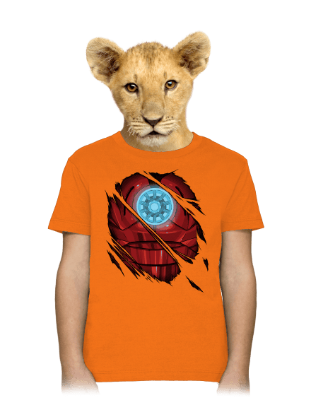 Ironman detské tričko Orange