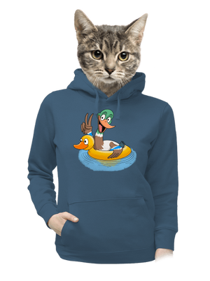 dámska mikina klokanka