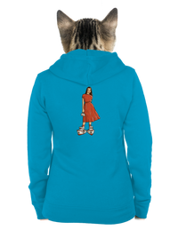 dámska mikina na zips