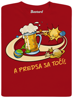 A predsa sa točí! pánske tričko Red