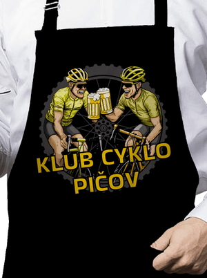 Klub cyklo pičov zástera Black