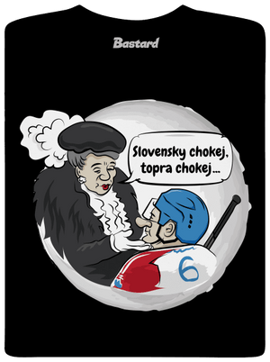 Slovenský hokej detské tričko Black