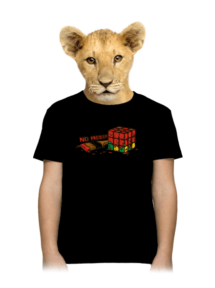 No problem detské tričko Black