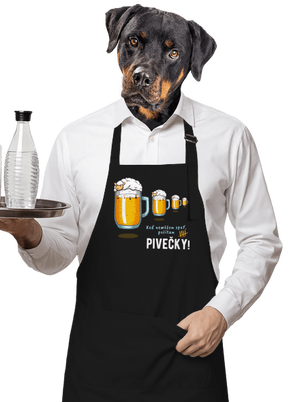 Pivečka zástera Black