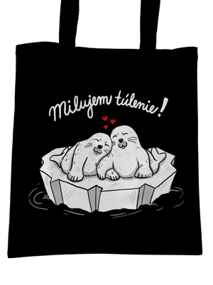 Milujem túlenie taška Black