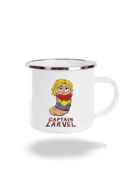 Captain Larvel plecháčik White