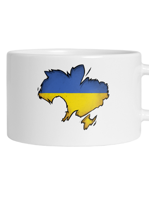 Ukrajina - Inside hrnček makronka White