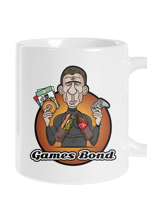 Games Bond klasický hrnček White