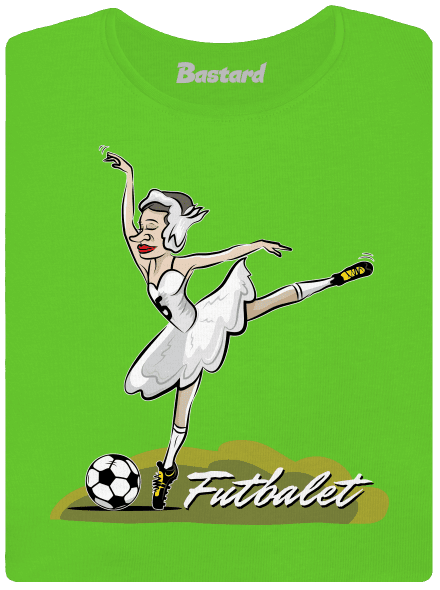 Futbalet dámske tričko Apple Green