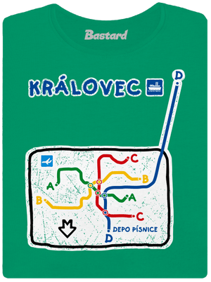 Metro Královec dámske tričko Kelly Green Mal