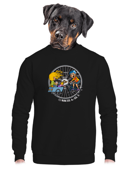 Cyklistický horoskop: Rak unisex mikina bez kapucne Black