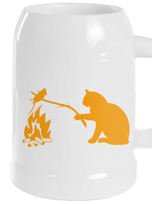 Mačka a myš polliter White