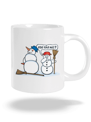 Kde mám nos? veľký hrnček White