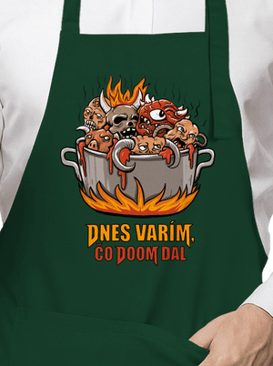 Čo Doom dal zástera Bottle Green