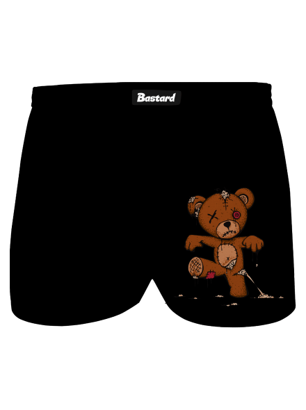 Zombie teddy pánske trenky Black