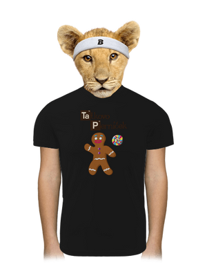 Perníčkový tatko a Perníček detské športové tričko Black