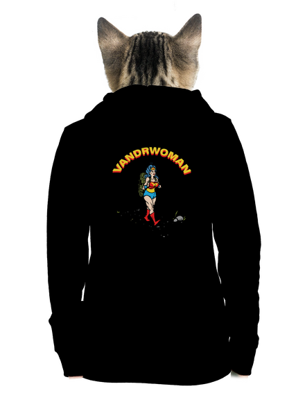 Vandrwoman dámska mikina na zips Black