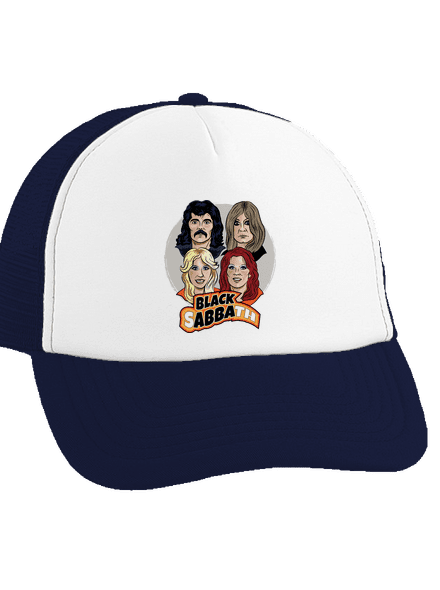 Black Abba šiltovka truckerka French Navy cap
