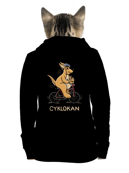 Cyklokan dámska mikina na zips Black