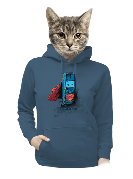 Mobil z ocele dámska mikina klokanka Denim